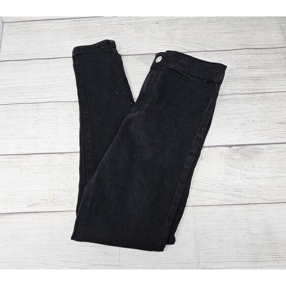 ZARA KIDS UNISEX BLACK DENIM PANTS SIZE 10 - Picture 1 of 5